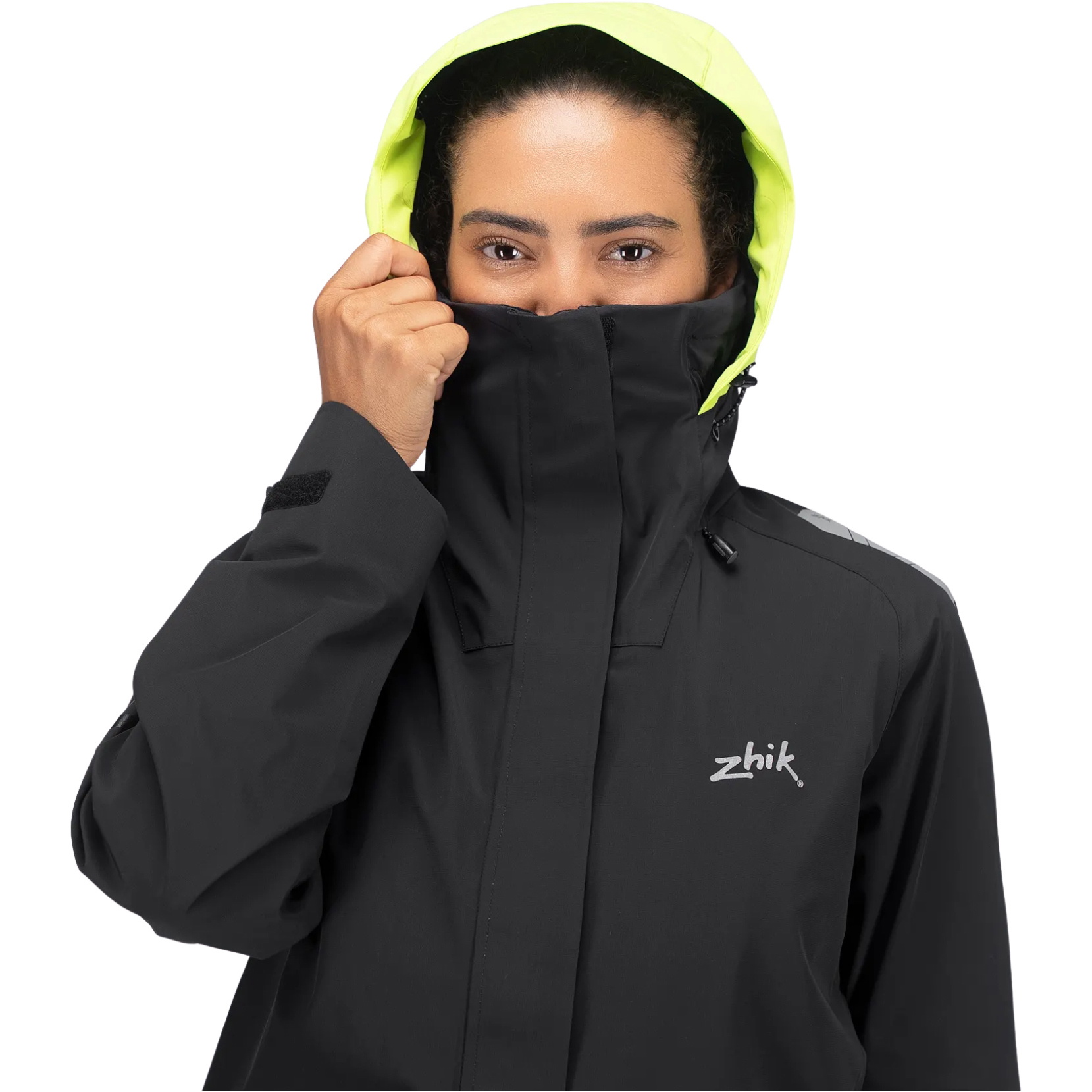 2026 Zhik Womens OFS600 Offshore Cruising Sailing Jacket JKT-0600-W-BLK - Black